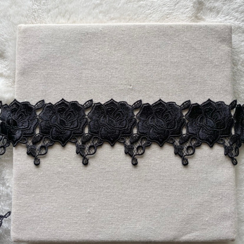 再入荷＊50cm単位 KL210907-K 広幅 綺麗 花 薔薇 フラワー ケミカル