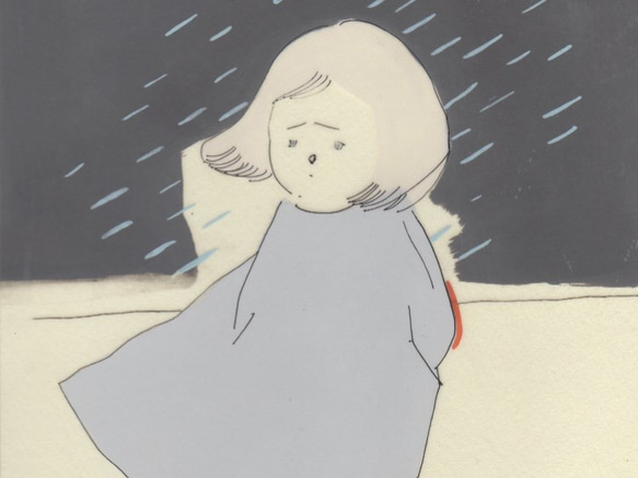 雨と風と少女 1枚目の画像