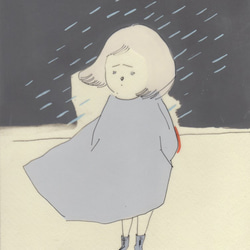 雨と風と少女 2枚目の画像
