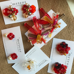 METEOR JEWELRY 手工琉璃花耳環 第5張的照片