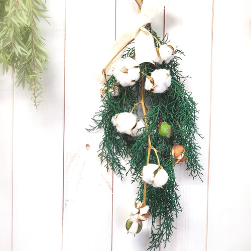 ドライフラワー半月リースとブルーアイスのスワッグ❁⃘*.゜ it-5be14ebc889aa-1200.jpg