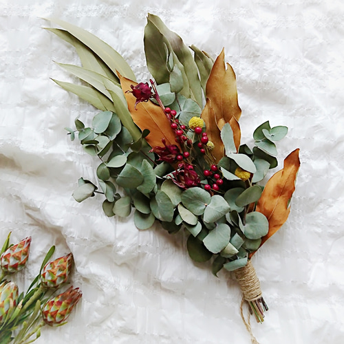 fd ローゼルとローズヒップのナチュラルスワッグ ボタニカル