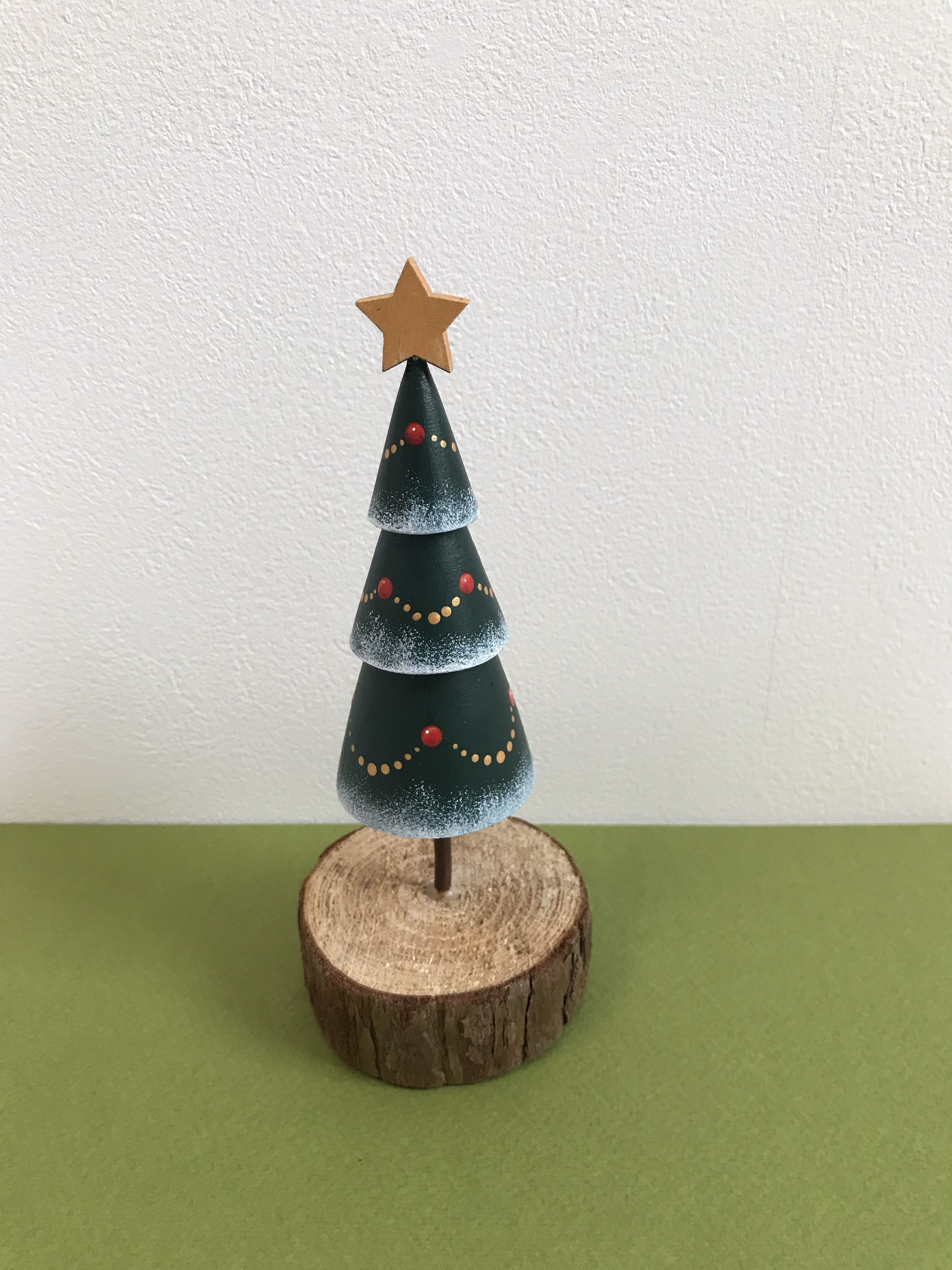 カントリー雑貨　アンファン雑貨　クリスマスツリー　オーナメント カントリー雑貨 アンファン コーハウス クリスマスツリー 木製