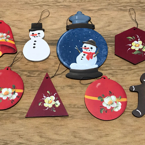 クリスマスオーナメントセット(トールペイント) その他 クリスマスオーナメントセット(トールペイント) その他