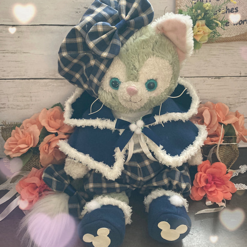 ☆ジェラトーニSサイズ☆コスチューム☆紺チェック8点セット
