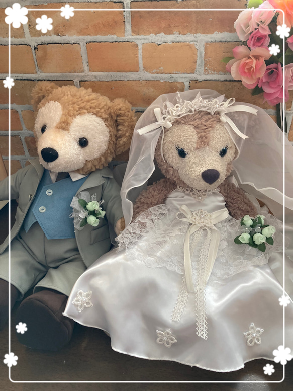 ダッフィー&シェリーメイSサイズ☆結婚式ウエディングドレス