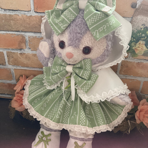 あき様専用ステラルーS 緑グリーン花柄ワンピース&水色花柄ワンピース  