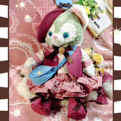 ジェラトーニSサイズ☆コスチューム☆女の子10点セットピンク  