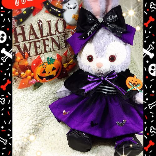 ステラルー コスチューム♡ぬいば♡ブラック ステラルーSサイズ☆コスチューム☆ハロウィン8点セット