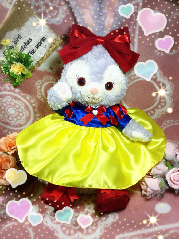 ステラルーSサイズ☆プリンセス コスチューム☆3点セット☆黄色 