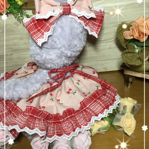 ベビピコページ　ステラルー　コスチューム　ハンドメイド　Mサイズ ステラルーの服 コスチューム 着せ替え服 黄色 リトルデイジー