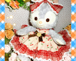 10-14cm ぬいぐるみ用 着ぐるみ ぬい服 虎 トラ ぬいぐるみ aki