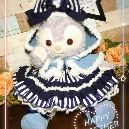 【506】¥650 ステラルー♡コスチューム♡ぬいば♡チュチュ 受注製作】ステラルー バレエコスチューム アレルキナーダ 紫 チュチュ