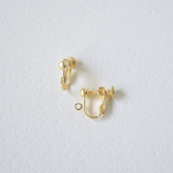 真鍮 ピアス イヤリング / “stick” brass pierce earring (B-3.4) 6枚目の画像