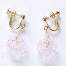 14kgf Mizore earrings Sakura・ゆれるみぞれのピアス/イヤリング（桜） 2枚目の画像