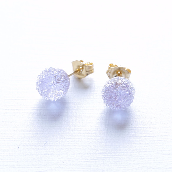 14kgf Bon Bon earring Lavender・ピアス/イヤリング 1枚目の画像