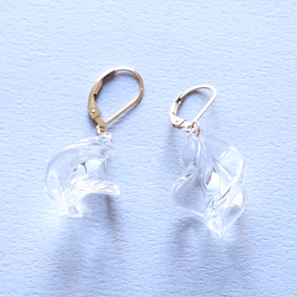 14kgf Conomi earrings Spiral・木の実のピアス/イヤリング（スパイラル） 1枚目の画像