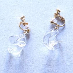 14kgf Conomi earrings Spiral・木の実のピアス/イヤリング（スパイラル） 2枚目の画像