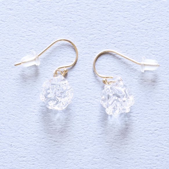 14kgf Stardust earrings・星くずのピアス/イヤリング 2枚目の画像