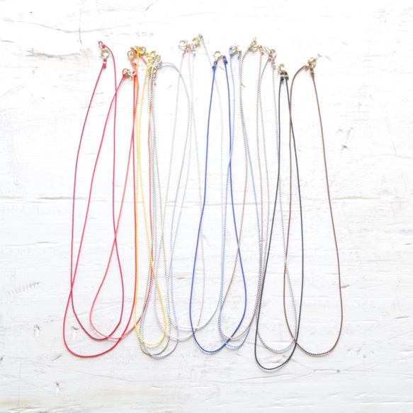14kgfシルクコードネックレス・Silk code necklace ネックレス
