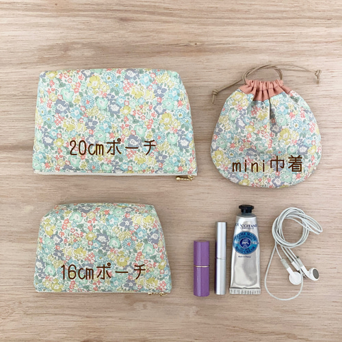 mini巾着【リバティ ミシェル】 巾着袋 lemonstar＊ 通販