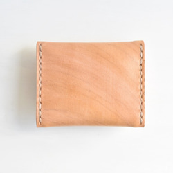 革の手染め財布「mokha No.36（ボックス型小銭入れ/コインケース）」 4枚目の画像