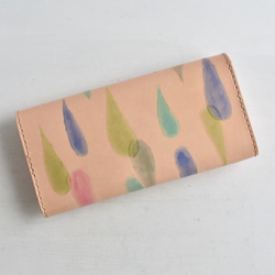 皮革手工染色錢包“懸崖30號（長錢包）” 第2張的照片
