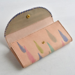 皮革手工染色錢包“懸崖30號（長錢包）” 第3張的照片