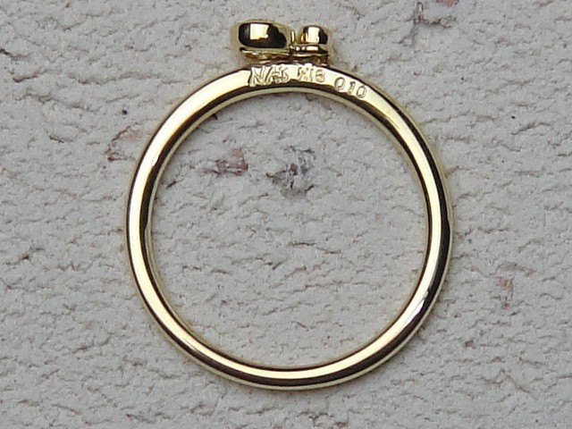 スウィングダイヤモンドリング （K18YG/ダイヤモンド）【送料無料】