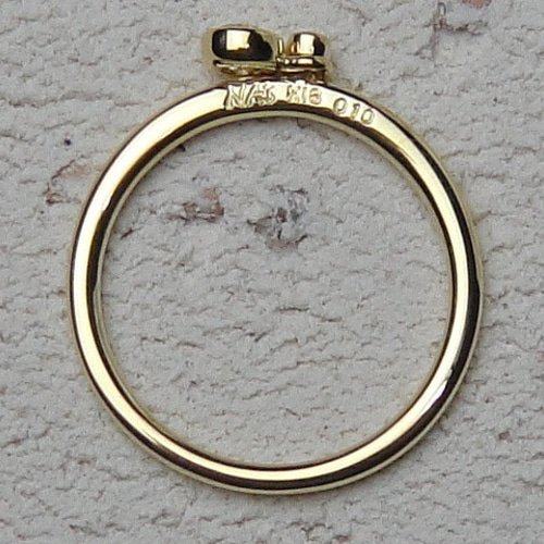 スウィングダイヤモンドリング （K18YG/ダイヤモンド）【送料無料