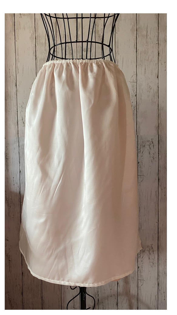 オーガンジースカートと2colorのペチコート 【2020 夏色】S〜M 8枚目の画像