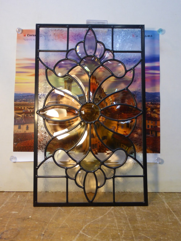 専用　ステンドグラス　置き物　オブジェ　ガラス 04.jpg