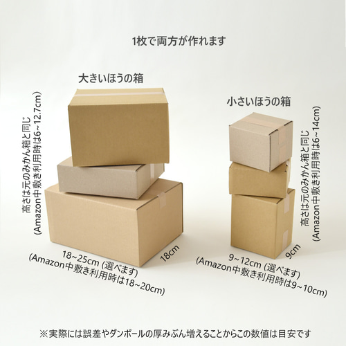 大きめの段ボール箱 頼もしい 使用感あり