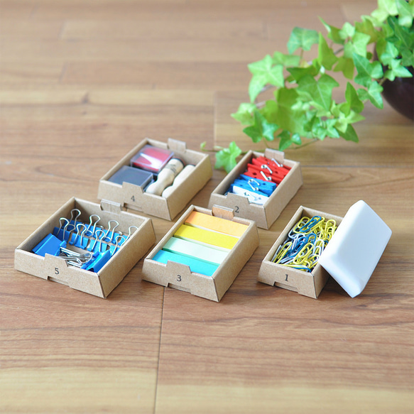 【トビハコ！】跳び箱型の文具トレイ　一番上は消しゴムです【プレゼントに】 2枚目の画像