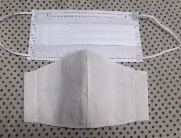 洗い替え用２枚組布マスク(３重) 3枚目の画像