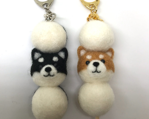 ☆Y様ご注文品☆ みたら柴だんご＋黒柴あんだんごセット 羊毛フェルト