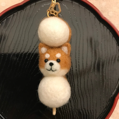 ☆p様ご注文品☆枝豆柴・豆コロ・みたら柴だんご 羊毛フェルト はんど