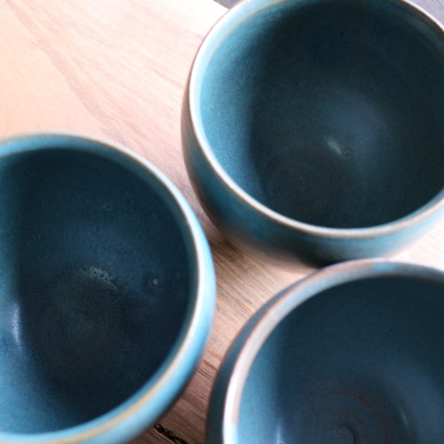 ミニフリーカップ（トルコブルー） マグカップ 器舎扇歩 通販