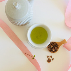 朝茶で幸せな一日の始まりを✨玄米茶・楽しいトッピング玄米付き 2枚目の画像