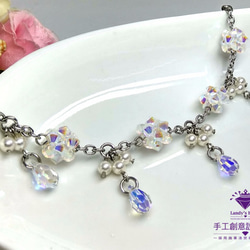 Landy House【手工創意設計精品】施華洛世奇元素SWAROVSKI~時尚華麗手鍊 第2張的照片