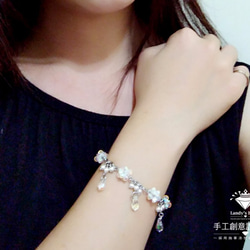 Landy House【手工創意設計精品】施華洛世奇元素SWAROVSKI~時尚華麗手鍊 第3張的照片