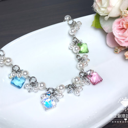 Landy House【手工創意設計精品】施華洛世奇元素SWAROVSKI~精美晶亮手鍊 第1張的照片