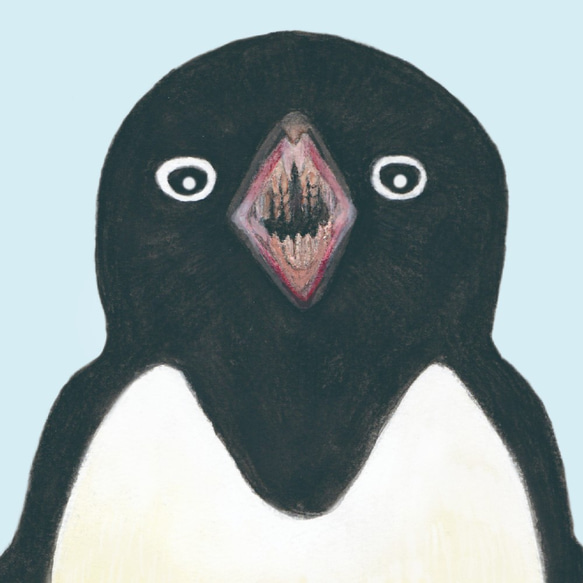 明信片 postcard｜驚訝的企鵝 第2張的照片