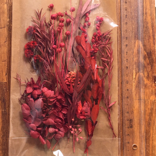 ドライフラワー　パフェ＊レッド ザ ストリングス 表参道「真っ赤なチェリールージュパフェ」ココナッツ