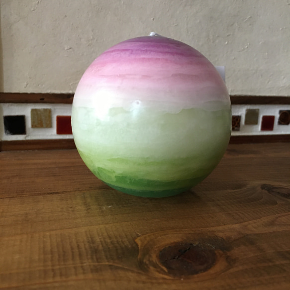 美しすぎる球体キャンドル「宇宙玉 M」 3枚目の画像