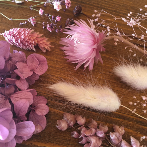 送料無料】増量済！セレクト花材 詰め合わせ ＊ライラック系  