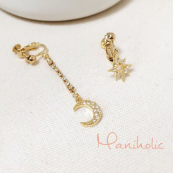 moon♡star  earring 3枚目の画像