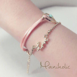 love♡heart bracelet 2枚目の画像