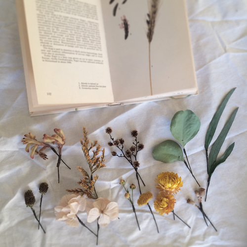 最終特価セール】ドライブーケ ブートニア ヘアパーツ 3点セット