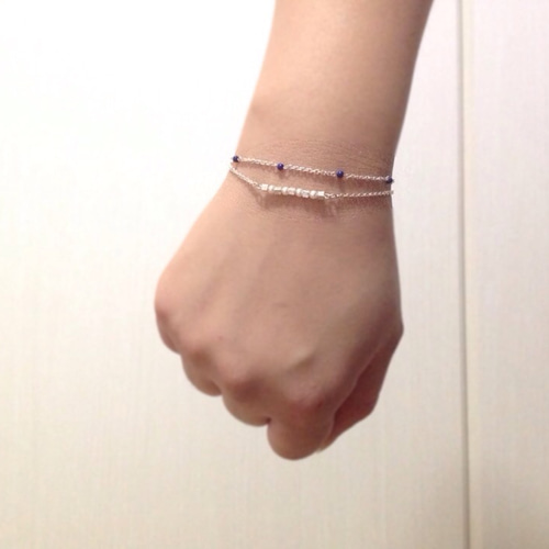 ラピスラズリのブレスレット＊シルバー925＊ ブレスレット